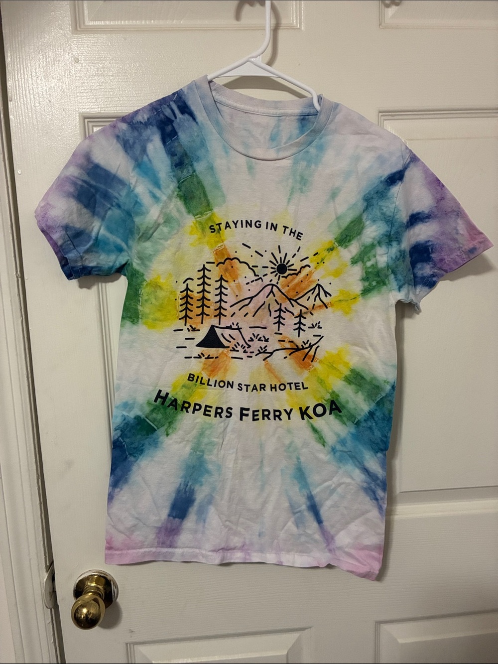 Multicolor Tie-Dye Short Sleeve Tee